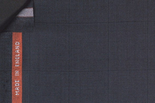 Dormeuil Fabric Green Check 100% Wool (Ref-843481)