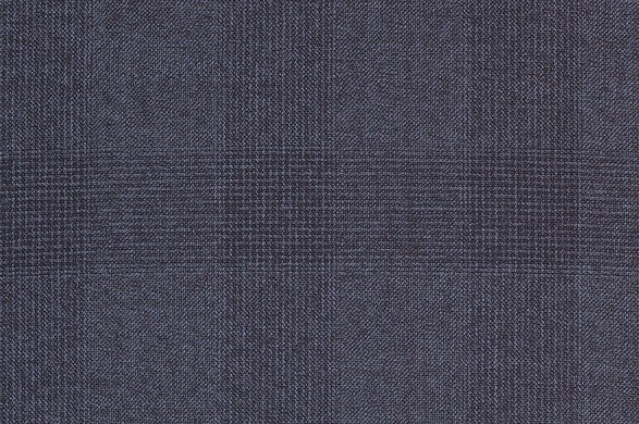 Dormeuil Fabric Blue Check 100% Wool (Ref-843482)