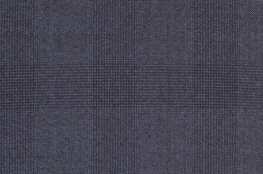 Dormeuil Fabric Blue Check 100% Wool (Ref-843482)