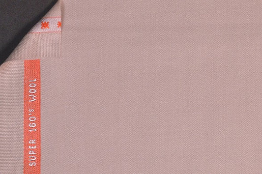 Dormeuil Fabric Beige Plain 100% Wool (Ref-843487)