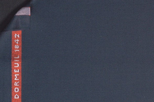 Dormeuil Fabric Green Plain 100% Wool (Ref-843488)