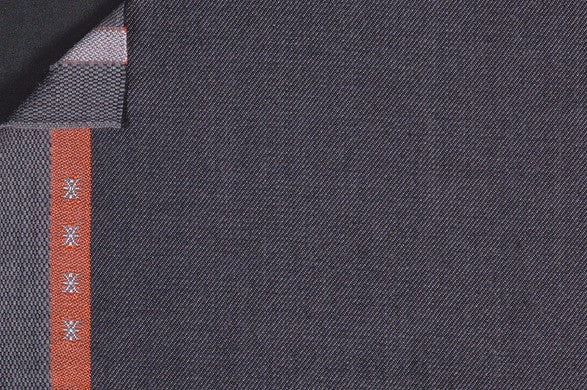 Dormeuil Fabric Navy Semi Plain 100% Wool (Ref-843495)
