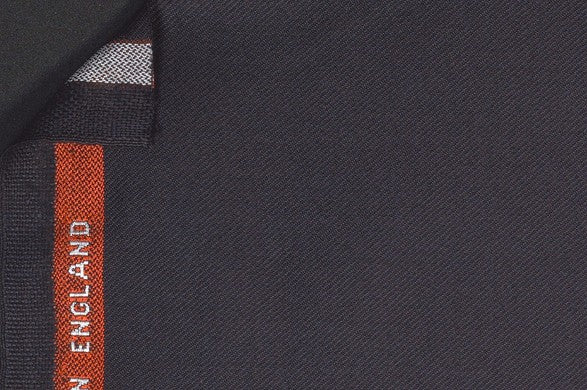 Dormeuil Fabric Navy Plain 100% Wool (Ref-844006)