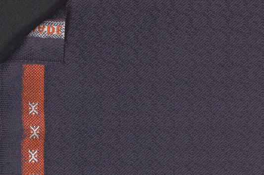 Dormeuil Fabric Blue Micro Design 100% Wool (Ref-844023)
