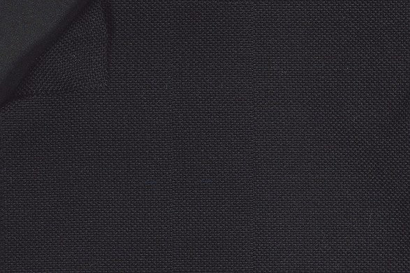Dormeuil Fabric Black Plain 100% Wool (Ref-844024)