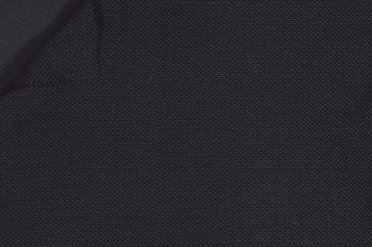 Dormeuil Fabric Black Plain 100% Wool (Ref-844024)