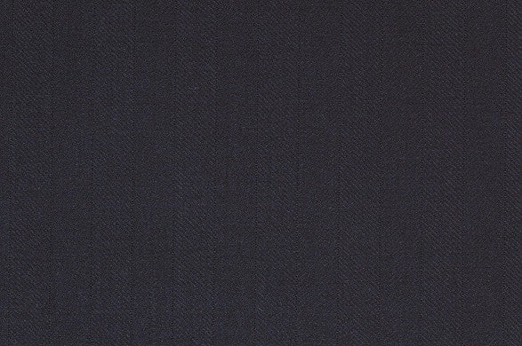 Dormeuil Fabric Navy Herringbone 100% Wool (Ref-844025)