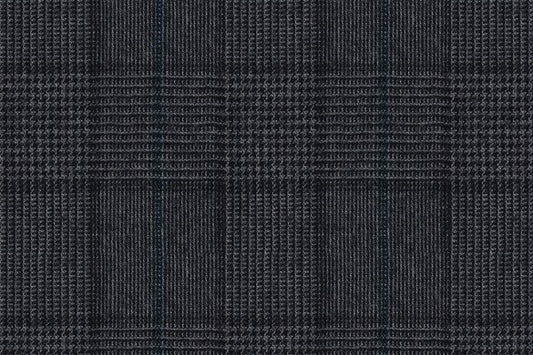 Dormeuil Fabric Grey Check 100% Wool (Ref-845001)