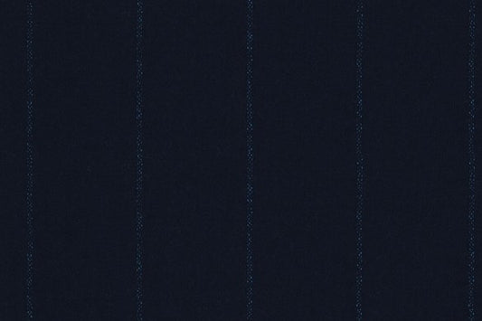 Dormeuil Fabric Blue Stripe 100% Wool (Ref-845007)