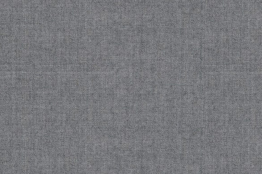Dormeuil Fabric Grey Plain 100% Wool (Ref-845015)