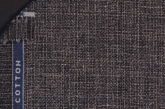 Dormeuil Fabric Grey Plain 47% Linen 43% Wool 10% Cotton (Ref-862651)