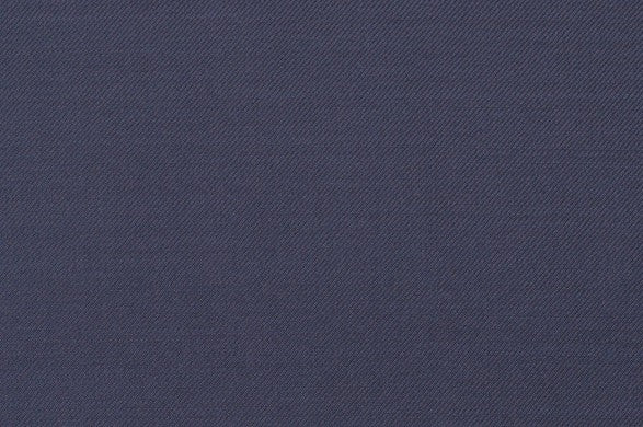 Dormeuil Fabric Navy Plain 51% Silk 49% Wool (Ref-878104)