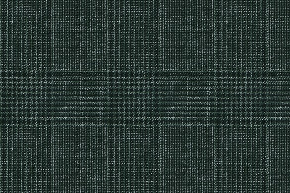 Dormeuil Fabric Green Check 55% Wool 45% Silk (Ref-880070)