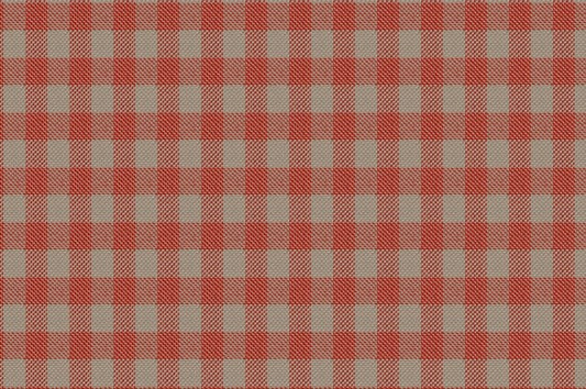 Dormeuil Fabric Rust Check 55% Silk 45% Wool (Ref-880093)