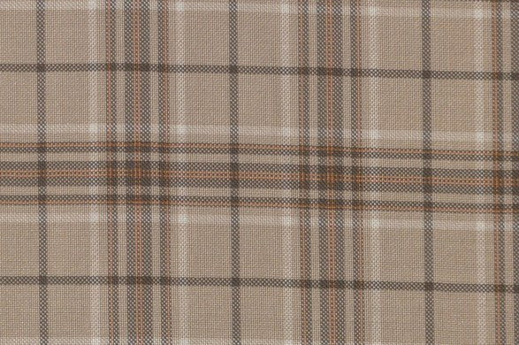 Dormeuil Fabric Beige Check 55% Wool 45% Silk (Ref-880127)