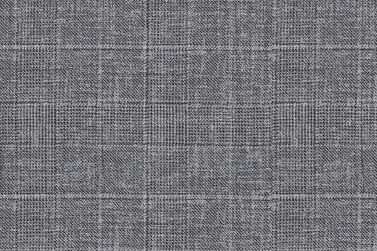 Dormeuil Fabric Grey Check 55% Wool 45% Silk (Ref-880128)