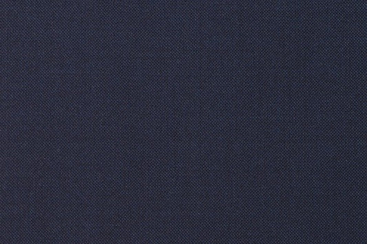 Dormeuil Fabric Navy Plain 55% Wool 45% Silk (Ref-881001)