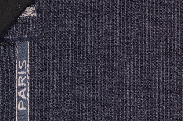 Dormeuil Fabric Blue Plain 55% Wool 45% Silk (Ref-881008)