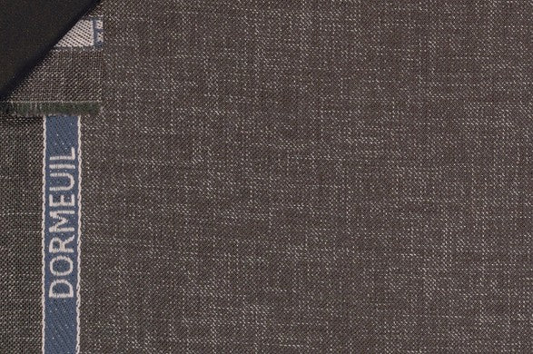 Dormeuil Fabric Green Plain 55% Wool 45% Silk (Ref-881014)