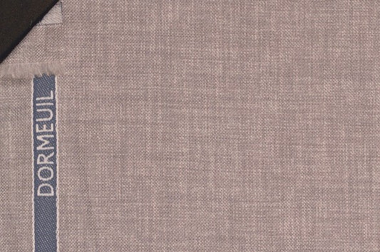 Dormeuil Fabric Grey Plain 55% Wool 45% Silk (Ref-881020)