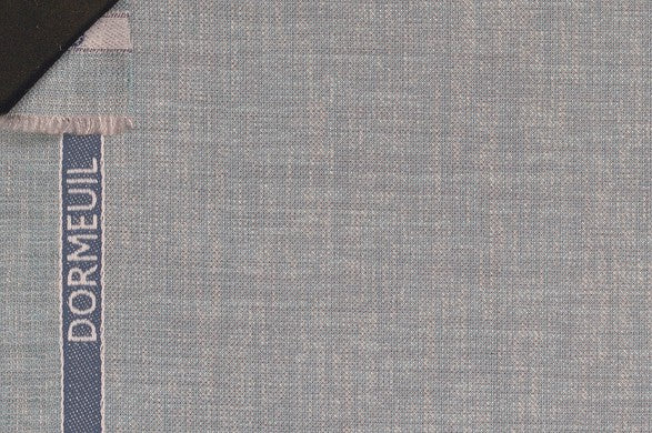 Dormeuil Fabric Green Plain 55% Wool 45% Silk (Ref-881026)