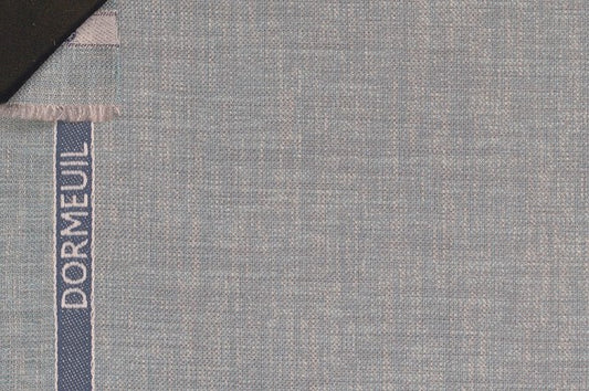 Dormeuil Fabric Green Plain 55% Wool 45% Silk (Ref-881026)