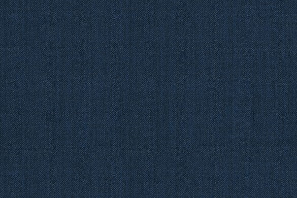 Dormeuil Fabric Blue Plain 96% Wool 4% Silk (Ref-881055)