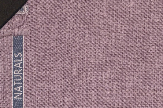Dormeuil Fabric Purple Plain 55% Wool 45% Silk (Ref-881064)