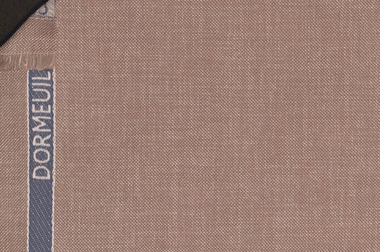 Dormeuil Fabric Brown Plain 55% Wool 45% Silk (Ref-881065)