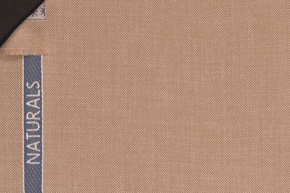 Dormeuil Fabric Beige Plain 55% Wool 45% Silk (Ref-881066)