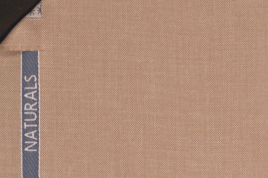 Dormeuil Fabric Beige Plain 55% Wool 45% Silk (Ref-881066)