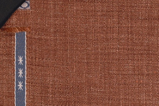 Dormeuil Fabric Orange Plain 35% Wool 23% Bamboo 22% Silk 20% Linen (Ref-881103)