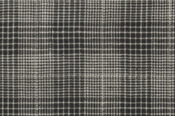 Dormeuil Fabric Black/White Check 35% Wool 23% Bamboo 22% Silk 20% Linen (Ref-881507)