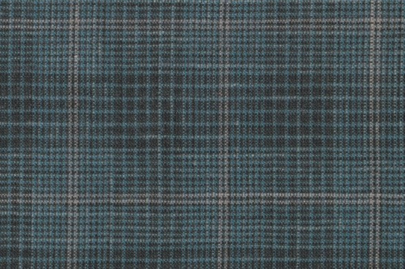 Dormeuil Fabric Green Check 35% Wool 23% Bamboo 22% Silk 20% Linen (Ref-881510)