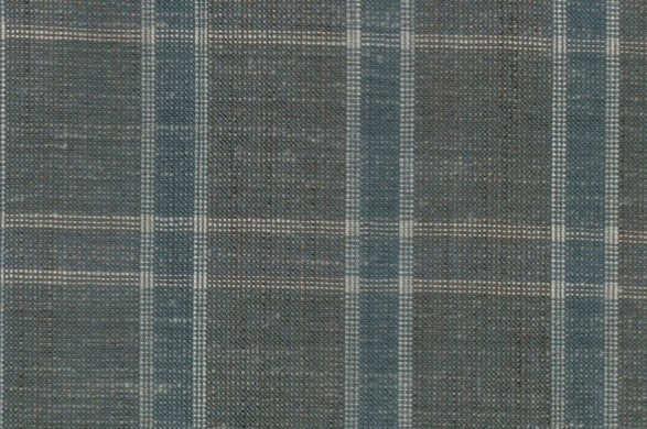 Dormeuil Fabric Green Check 35% Wool 23% Bamboo 22% Silk 20% Linen (Ref-881516)