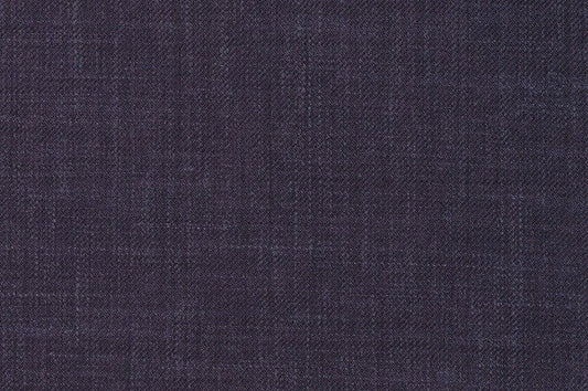 Dormeuil Fabric Blue Plain 83% Wool 17% Linen (Ref-882117)