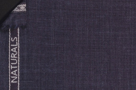 Dormeuil Fabric Navy Plain 83% Wool 17% Linen (Ref-882117)