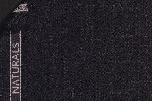 Dormeuil Fabric Navy Plain 83% Wool 17% Linen (Ref-882118)