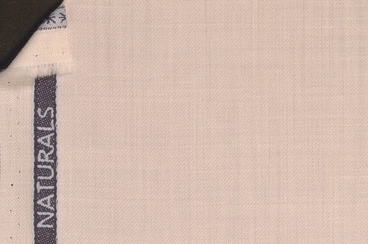 Dormeuil Fabric Off White Plain 83% Wool 17% Linen (Ref-882119)