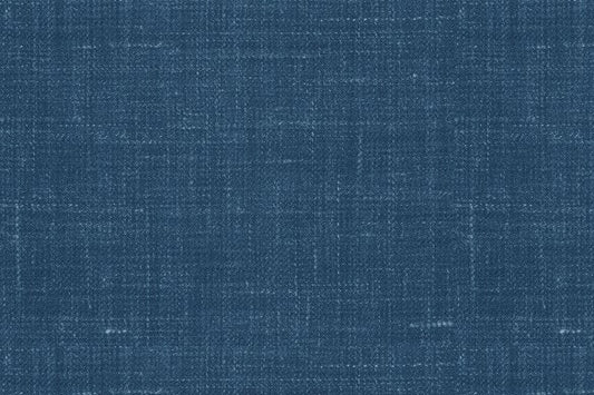 Dormeuil Fabric Blue Plain 83% Wool 17% Linen (Ref-882120)