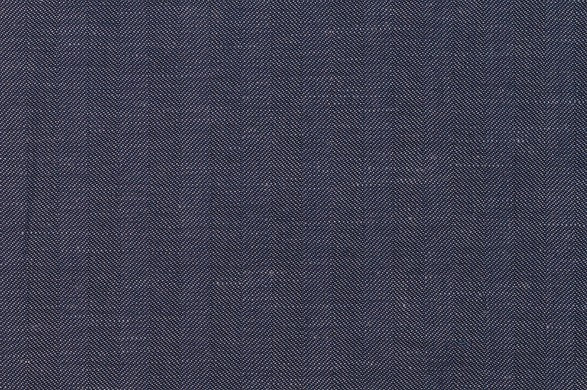 Dormeuil Fabric Navy Herringbone 60% Wool 40% Linen (Ref-882204)