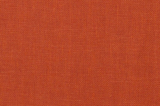 Dormeuil Fabric Orange Plain 100% Linen (Ref-882503)