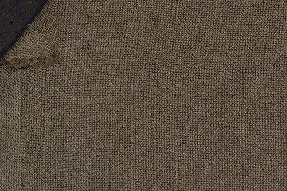 Dormeuil Fabric Green Plain 100% Linen (Ref-882504)