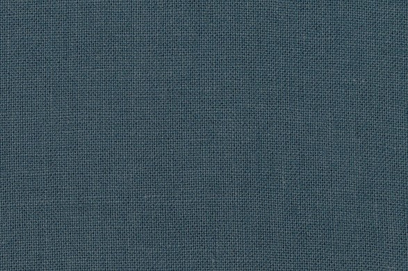 Dormeuil Fabric Blue Plain 100% Linen (Ref-882507)