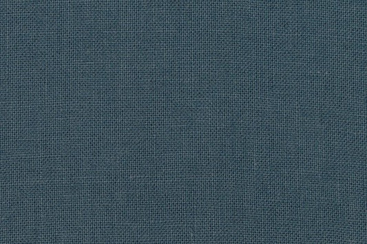 Dormeuil Fabric Blue Plain 100% Linen (Ref-882507)
