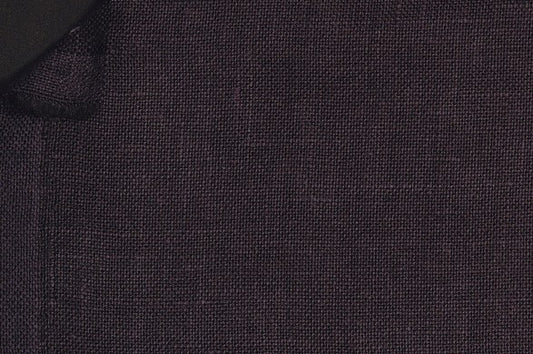 Dormeuil Fabric Navy Plain 100% Linen (Ref-882508)