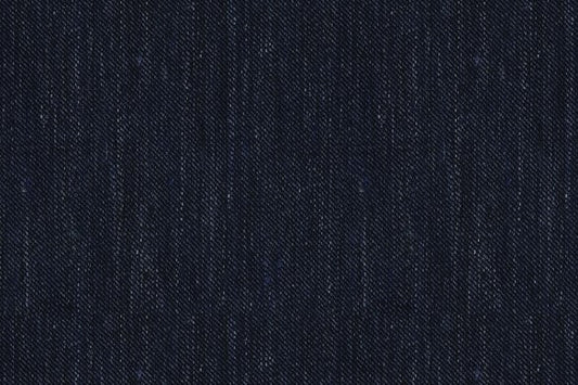 Dormeuil Fabric Navy Twill 54% Linen 44% Cotton 2% Lycra (Ref-885315)