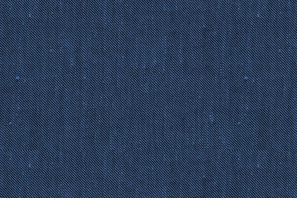 Dormeuil Fabric Blue Twill 54% Linen 44% Cotton 2% Lycra (Ref-885316)