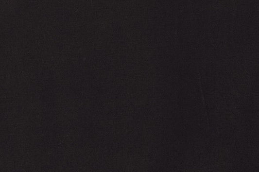 Dormeuil Fabric Black Plain 97% Cotton 3% Elastane (Ref-885401)
