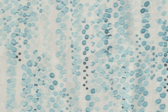 Dormeuil Fabric Green Printed 59% Linen 41% Silk (Ref-896101)